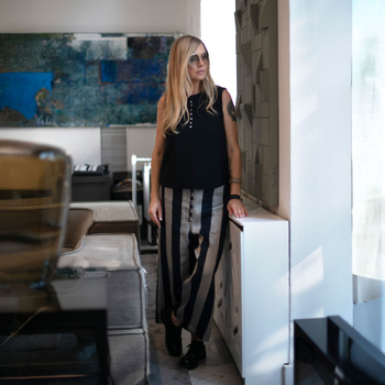 SPODNIE W PASKI, KOMFROTOWE I STYLOWE, Z ELASTYCZNYM PASEM - UNIWERSALNE ROZMIAROWO