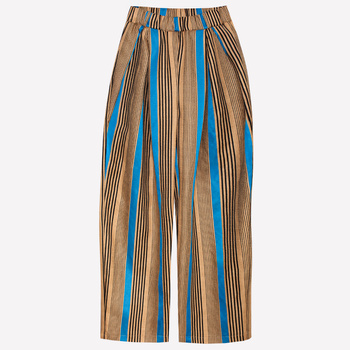 PANTS WITH IRREGULAR STRIPES