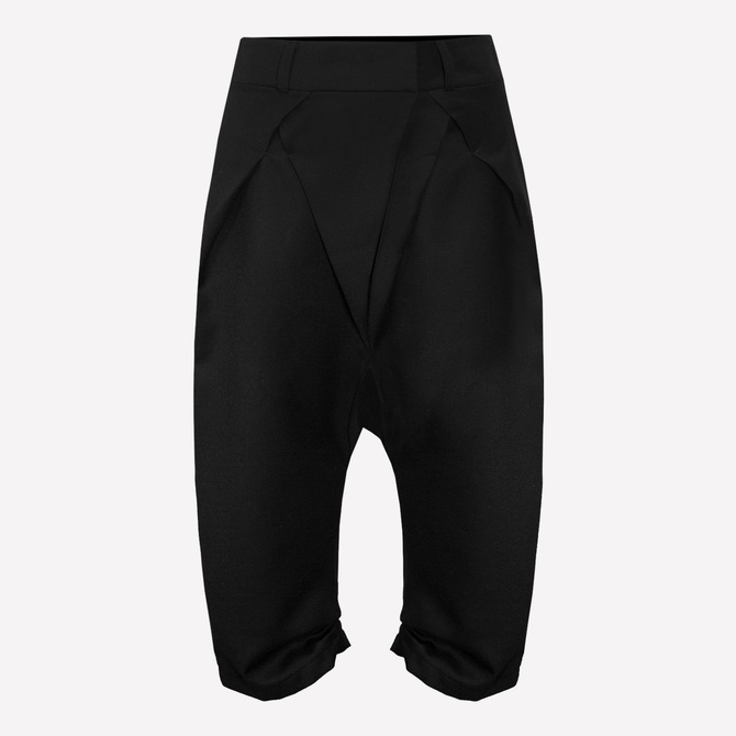 Black wool way-out trousers NO.5