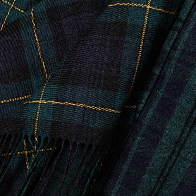 CHECKED SCOTTISH SKIRT KILT GREEN, 100% WOOL