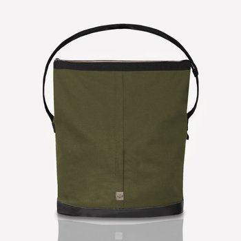 Cotton and leather bag beige NO.167