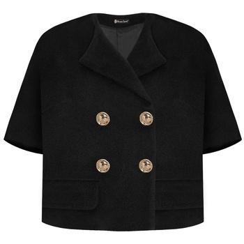 MARYNARKA KURTKA CZARNA PREMIUM 100% KASZMIR