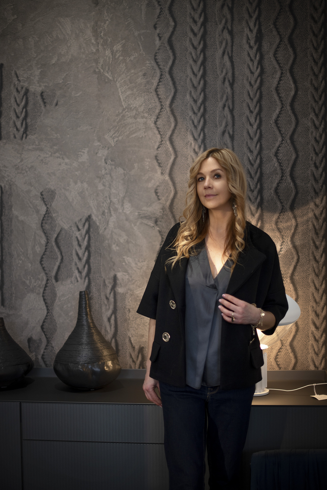 SILK GREY BLOUSE GREY