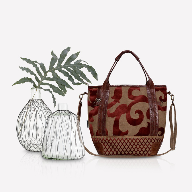 Torba boho burgund NO.122