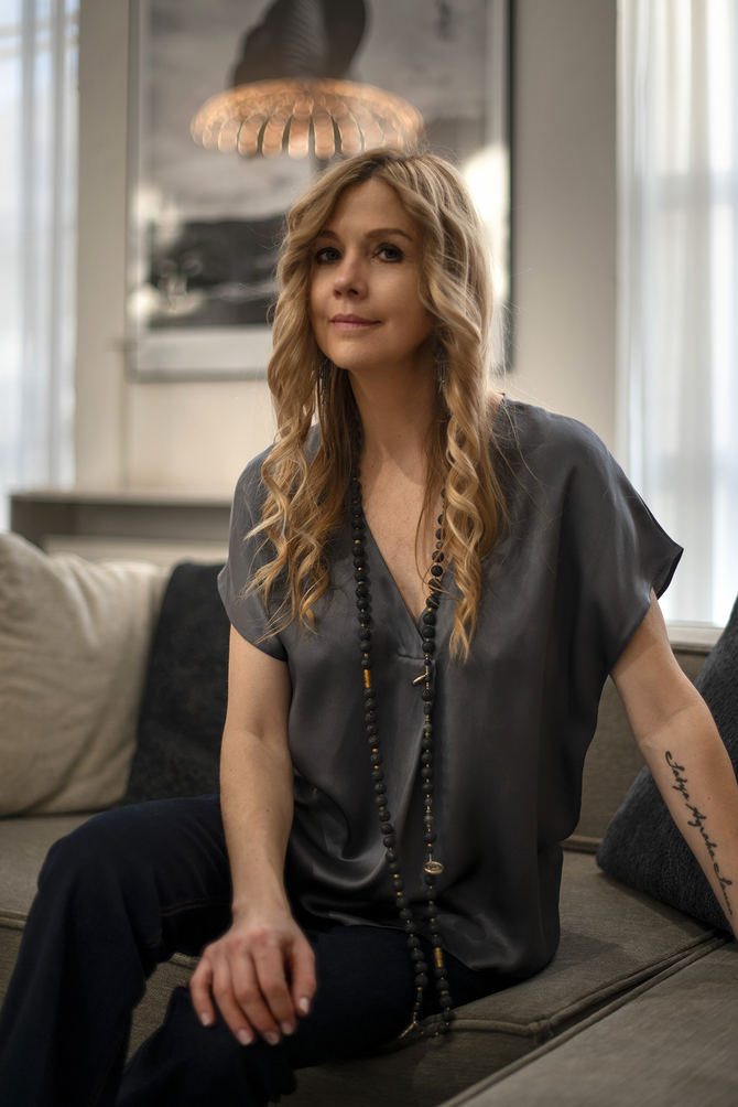 SILK GREY BLOUSE GREY