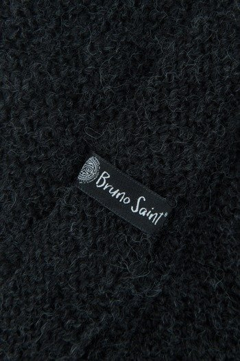 CHUNKY COWL ALPACA WOOL BLACK NO.5