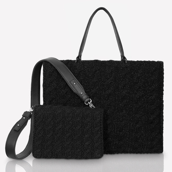 Komplet toreb ze skóry - crossbody oraz tote warkocze NO.184