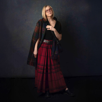 SPÓDNICA W KRATKĘ PREMIUM MIO