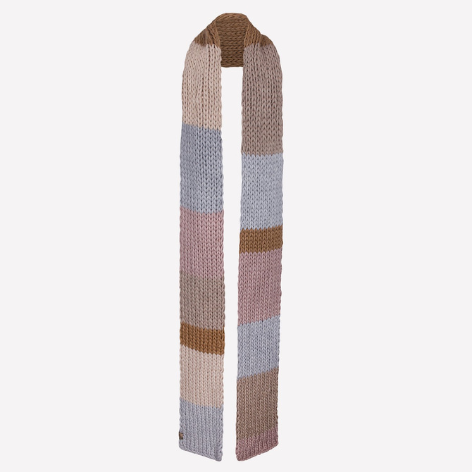 SCARF NATURAL MULTICOLOR POWDER PINK NO.9