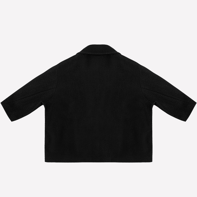 AWANGARDOWY MINIMALISTYCZNY PŁASZCZ PHILO 100% WEŁNA